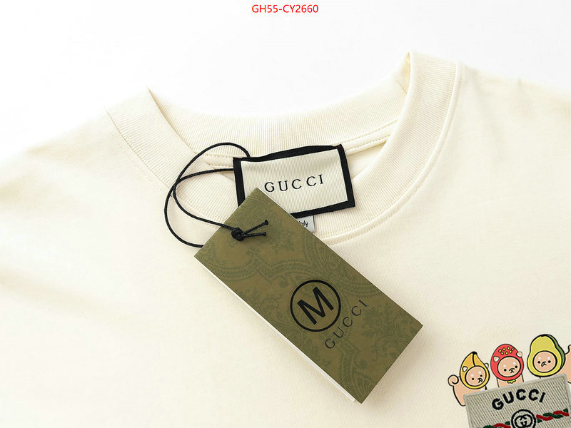 Clothing-Gucci outlet sale store ID: CY2660 $: 55USD