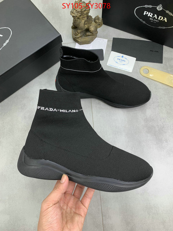 Men shoes-Prada fake high quality ID: SY3078 $: 105USD