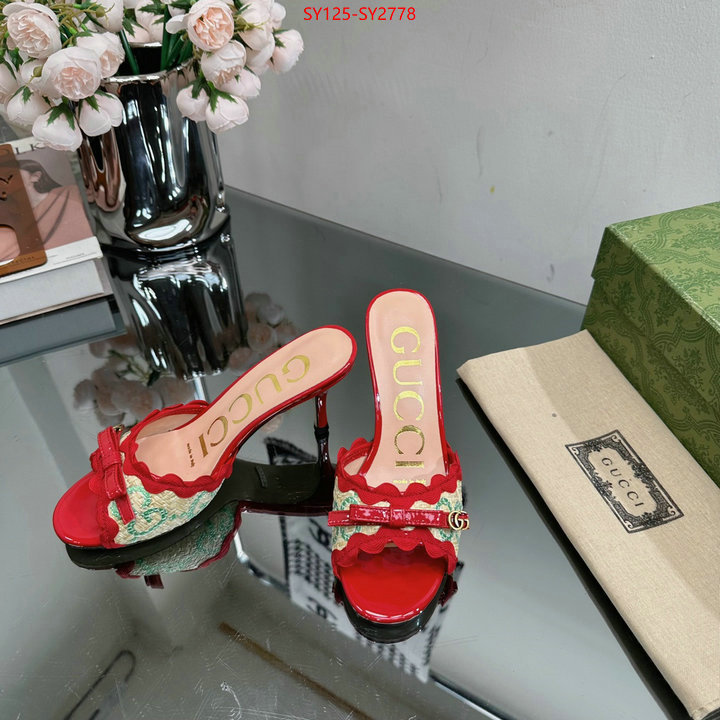 Women Shoes-Gucci replica 2023 perfect luxury ID: SY2778 $: 125USD