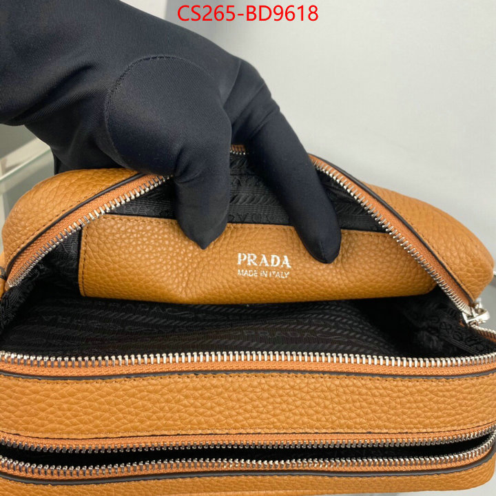 Prada Bags (TOP)-Diagonal- the online shopping ID: BD9618 $: 265USD