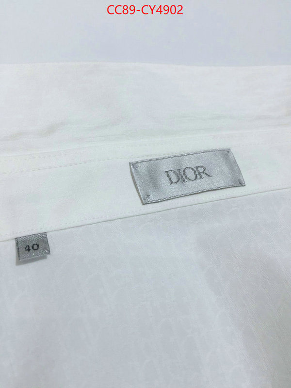 Clothing-Dior designer fake ID: CY4902 $: 89USD