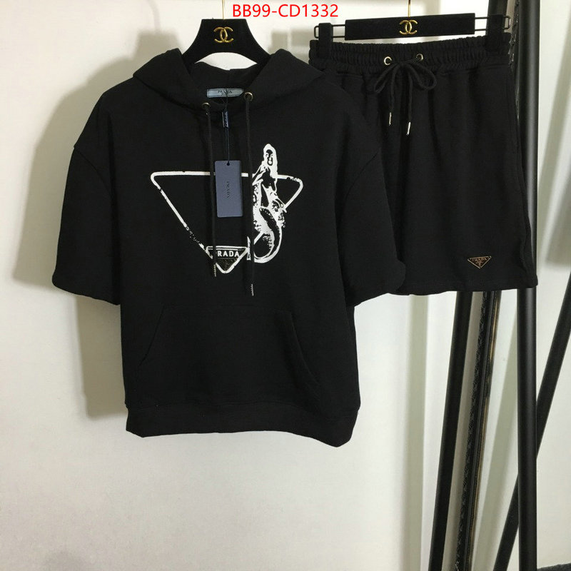 Clothing-Prada aaaaa+ quality replica ID: CD1332 $: 99USD