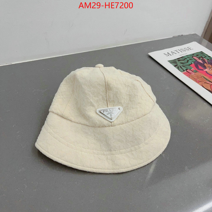 Cap (Hat)-Prada we curate the best ID: HE7200 $: 29USD