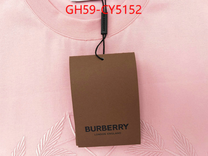 Clothing-Burberry buy high-quality fake ID: CY5152 $: 59USD