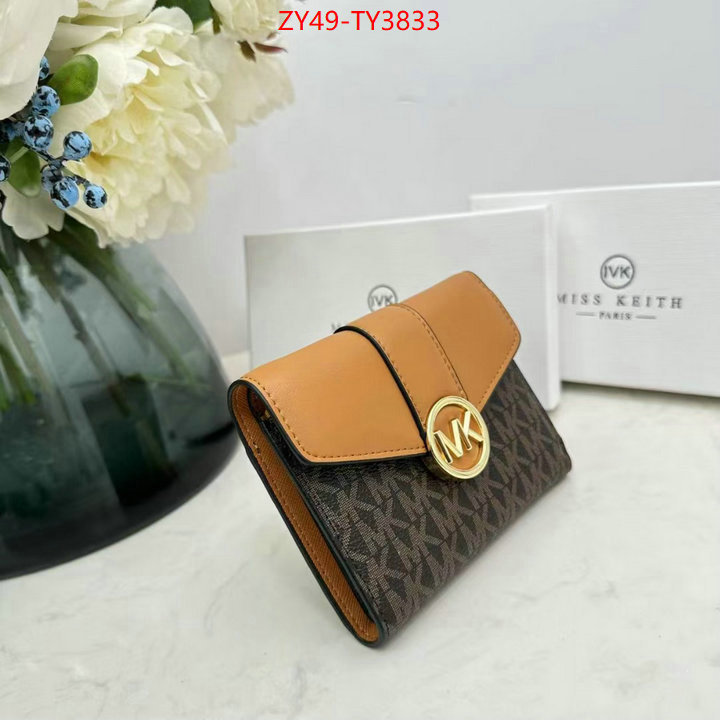 Michael Kors Bags(4A)-Wallet top fake designer ID: TY3833 $: 49USD