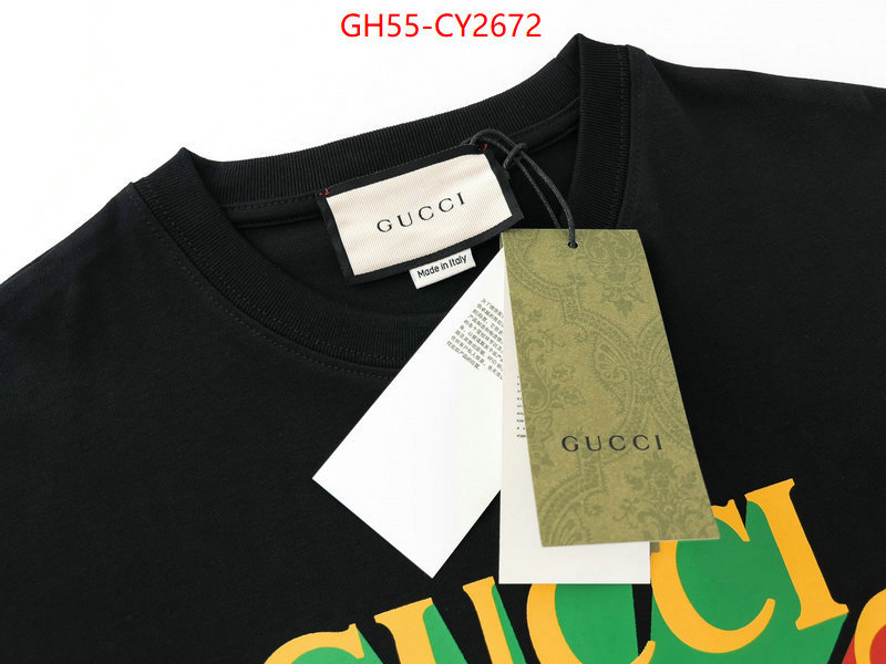 Clothing-Gucci luxury fake ID: CY2672 $: 55USD