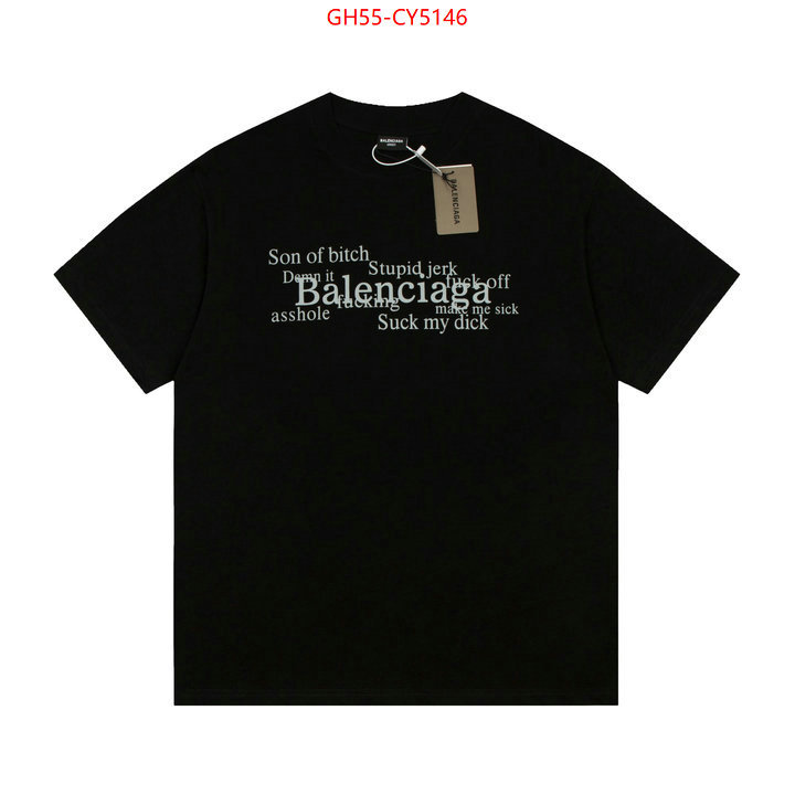 Clothing-Balenciaga best quality fake ID: CY5146 $: 55USD