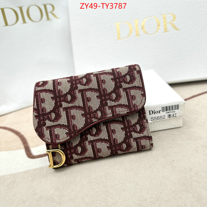 Dior Bags(4A)-Wallet- high quality replica ID: TY3787 $: 49USD