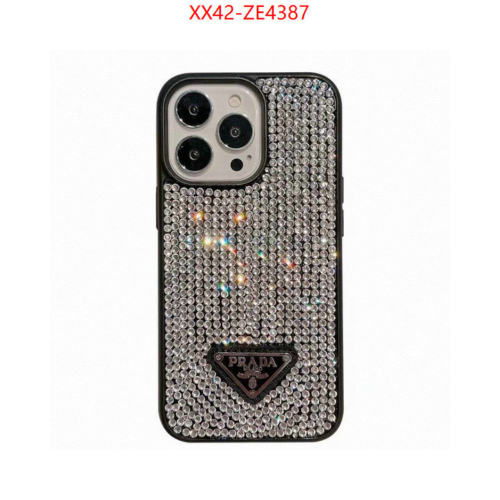 Phone case-Prada buy cheap ID: ZE4387 $: 42USD