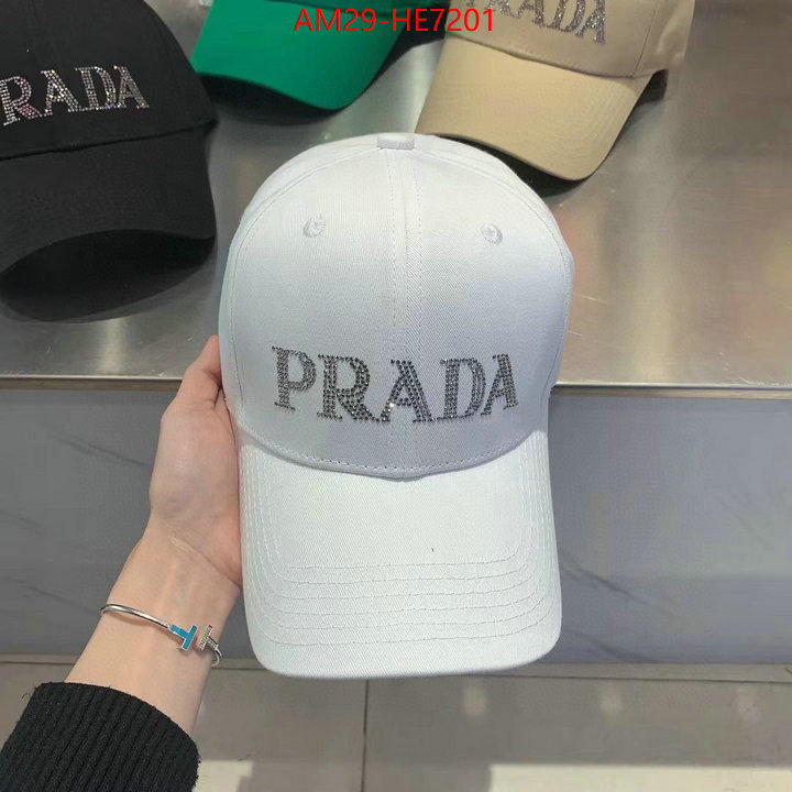 Cap (Hat)-Prada what is a 1:1 replica ID: HE7201 $: 29USD
