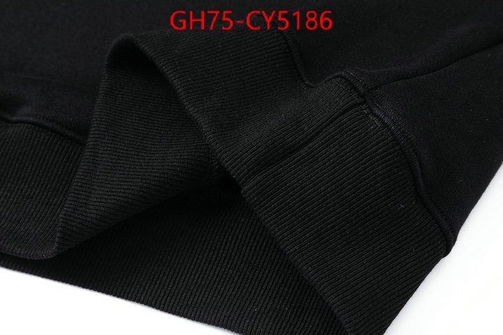 Clothing-Gucci luxury cheap ID: CY5186 $: 75USD