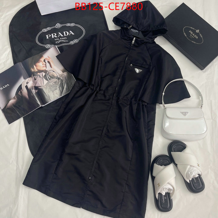 Clothing-Prada fashion replica ID: CE7880 $: 125USD