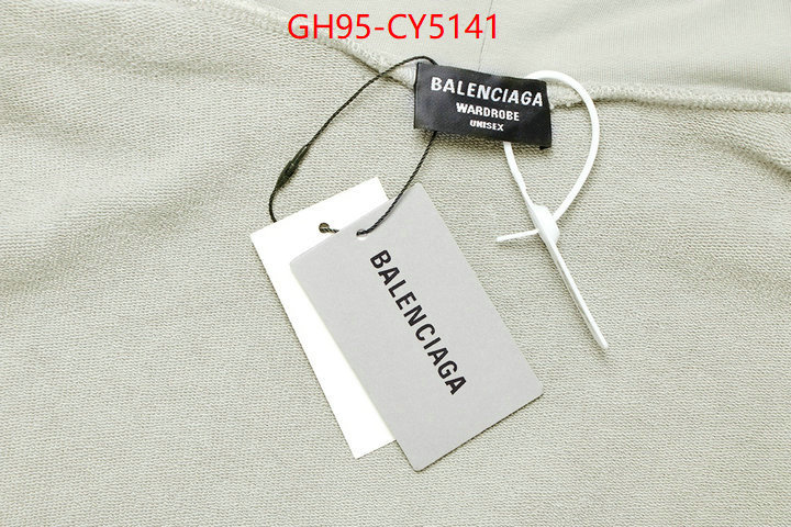 Clothing-Balenciaga best knockoff ID: CY5141 $: 95USD