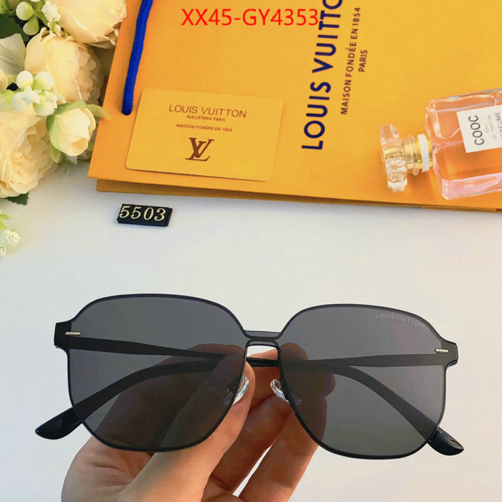 Glasses-LV buy high-quality fake ID: GY4353 $: 45USD