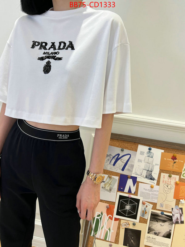 Clothing-Prada buy first copy replica ID: CD1333 $: 75USD