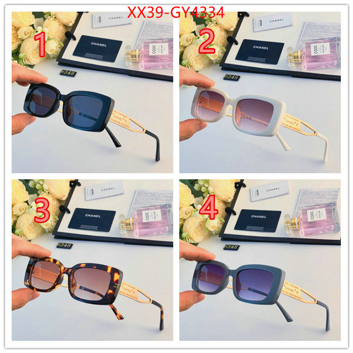 Glasses-Chanel 2023 replica wholesale cheap sales online ID: GY4334 $: 39USD