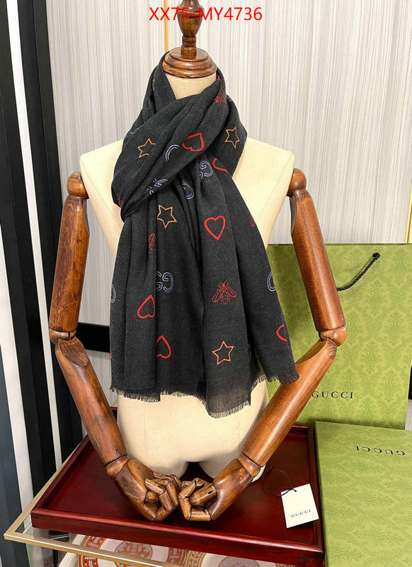 Scarf-Gucci shop ID: MY4736 $: 75USD