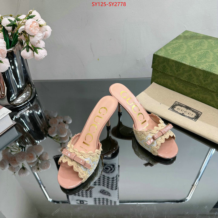 Women Shoes-Gucci replica 2023 perfect luxury ID: SY2778 $: 125USD