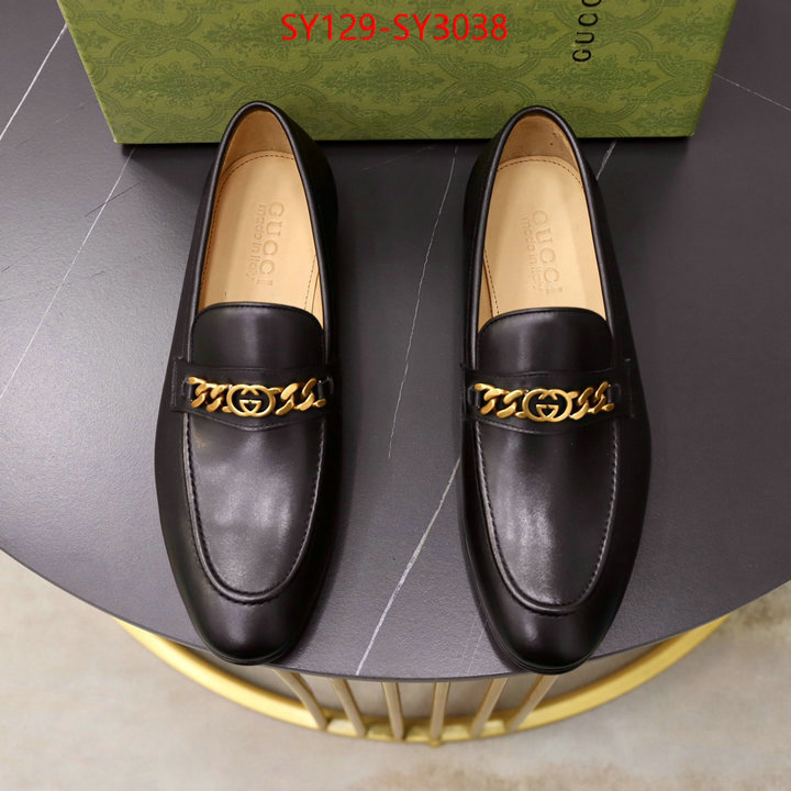 Men Shoes-Gucci replica aaaaa designer ID: SY3038 $: 129USD