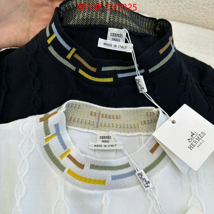 Clothing-Hermes best replica 1:1 ID: CY3325 $: 105USD