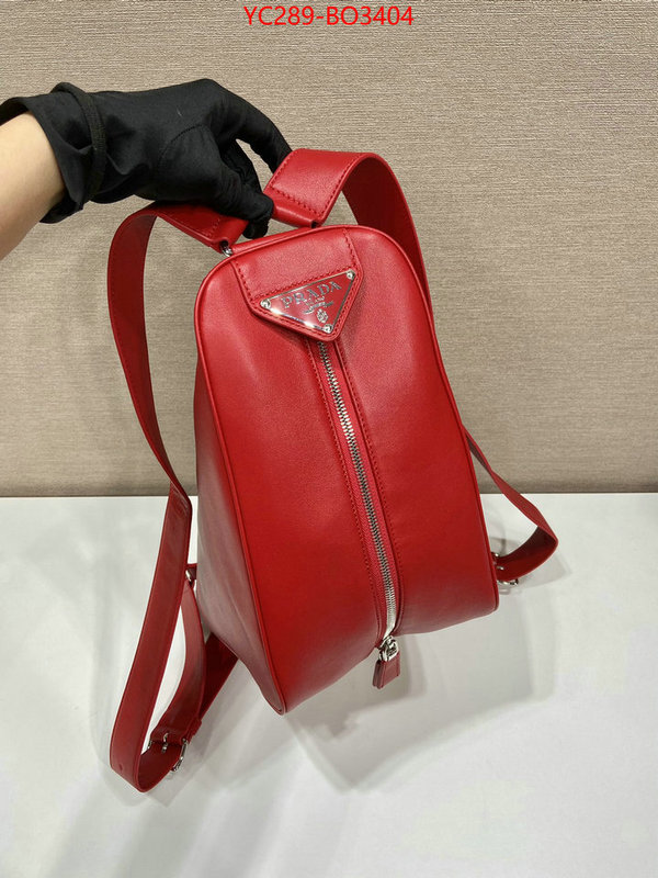 Prada Bags (TOP)-Backpack- where should i buy replica ID: BO3404 $: 289USD