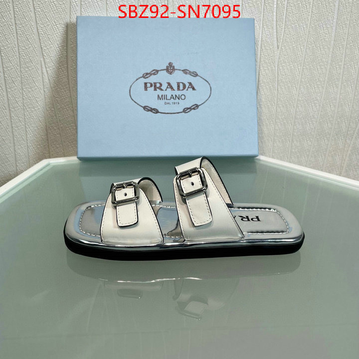 Women Shoes-Prada designer high replica ID: SN7095 $: 92USD