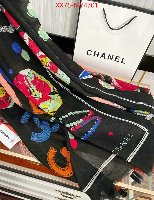 Scarf-Chanel wholesale replica shop ID: MY4701 $: 75USD