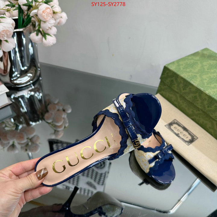 Women Shoes-Gucci replica 2023 perfect luxury ID: SY2778 $: 125USD