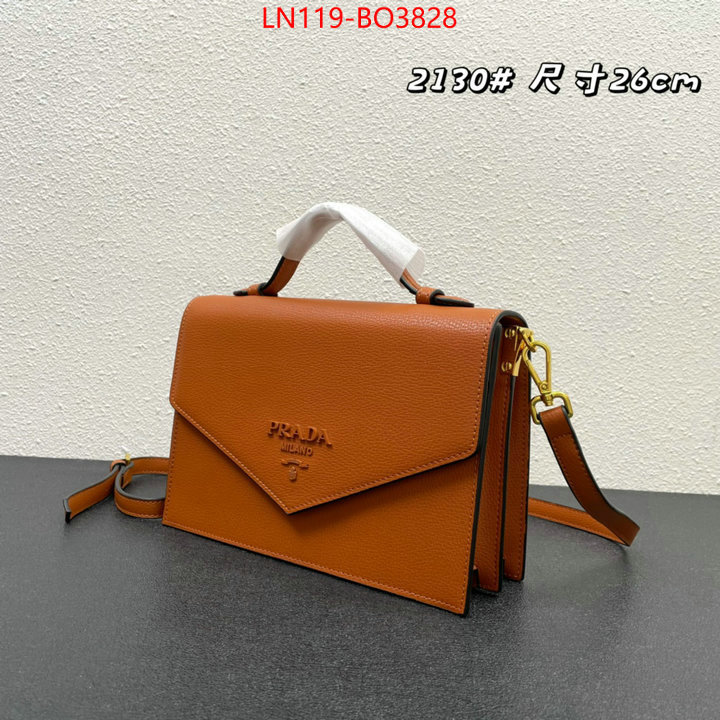 Prada Bags (4A)-Diagonal- buy best high-quality ID: BO3828 $: 119USD