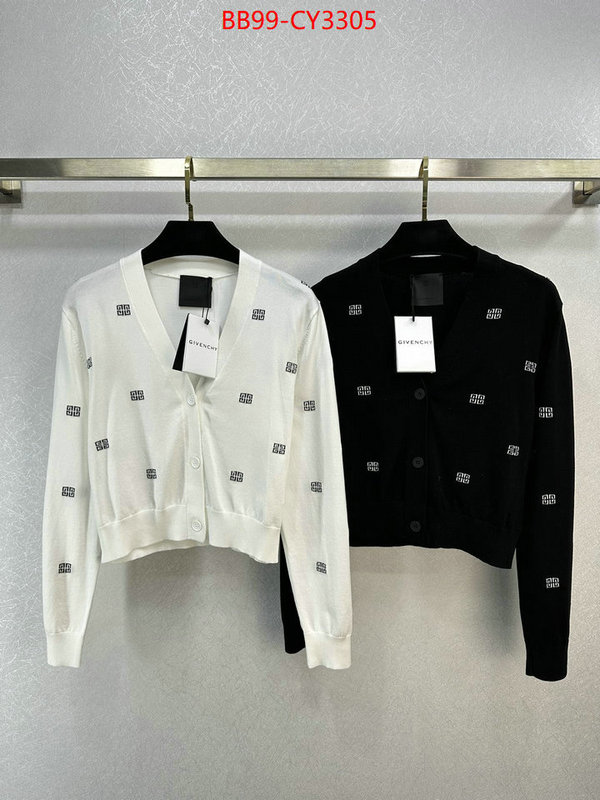 Clothing-Givenchy aaaaa replica designer ID: CY3305 $: 99USD