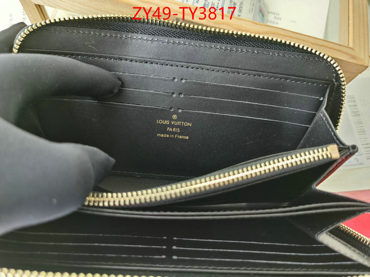 LV Bags(4A)-Wallet sell online luxury designer ID: TY3817 $: 49USD