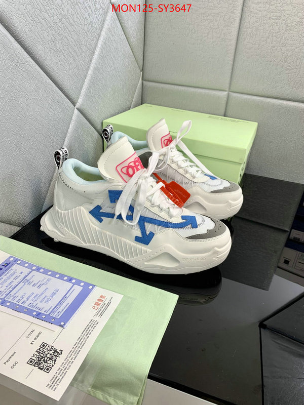 Men Shoes-Offwhite where to find best ID: SY3647 $: 125USD