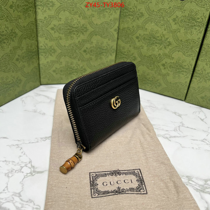 Gucci Bags(4A)-Wallet- where to find best ID: TY3806 $: 45USD