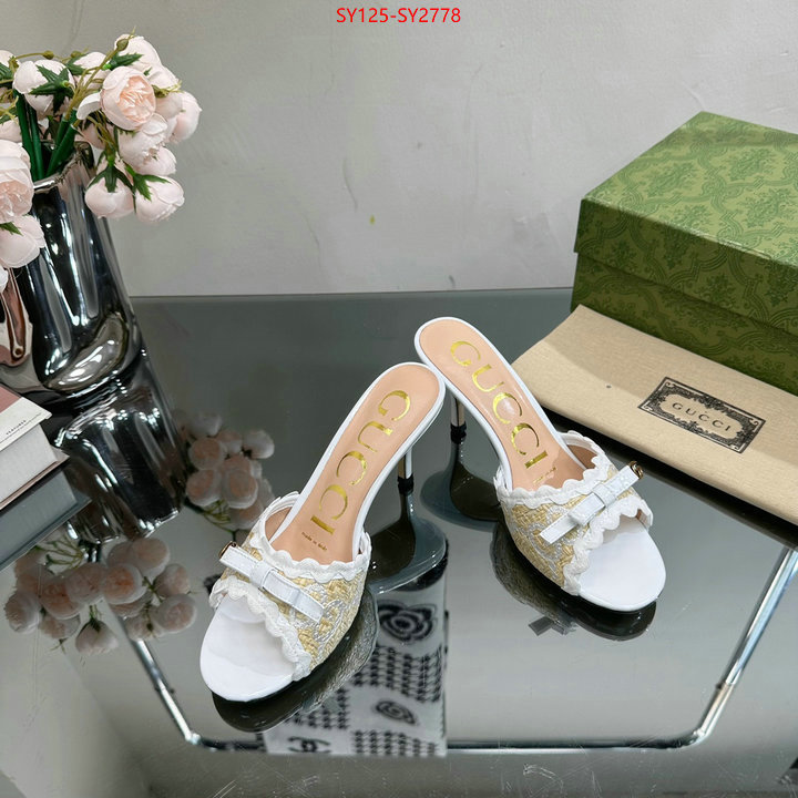 Women Shoes-Gucci replica 2023 perfect luxury ID: SY2778 $: 125USD