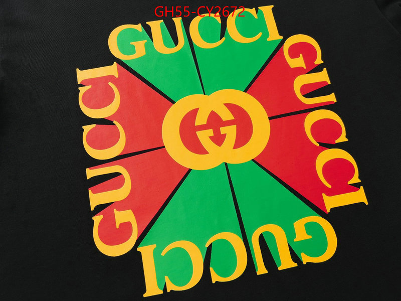 Clothing-Gucci luxury fake ID: CY2672 $: 55USD