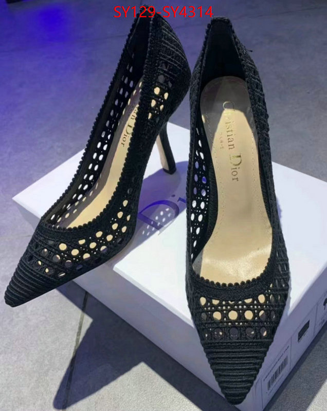 Women Shoes-Dior how to find replica shop ID: SY4314 $: 129USD