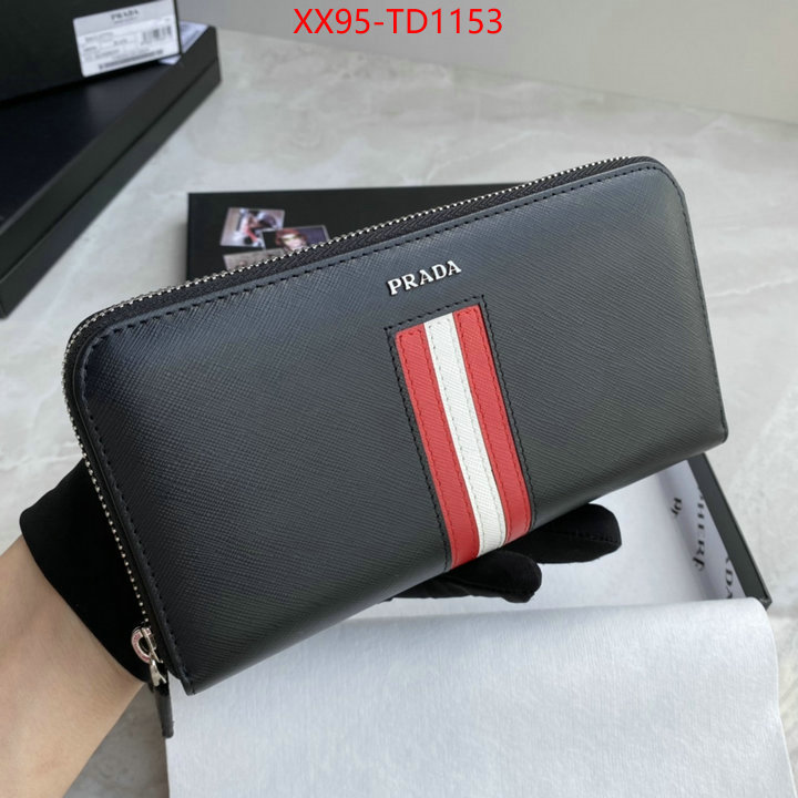 Prada Bags (TOP)-Wallet 2023 aaaaa replica 1st copy ID: TD1153 $: 95USD