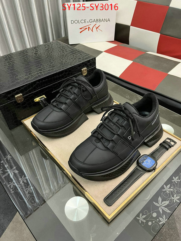 Men Shoes-DG buy 2023 replica ID: SY3016 $: 125USD