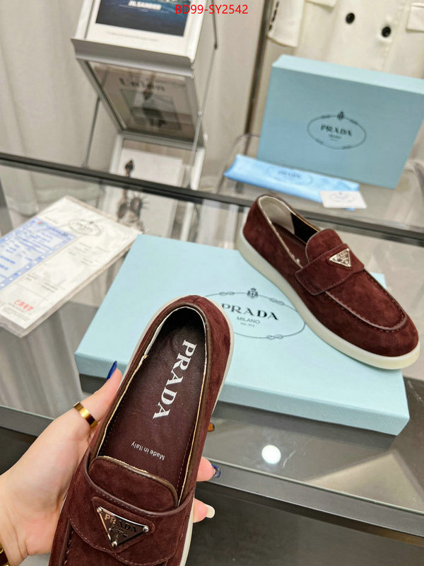 Women Shoes-Prada 2023 aaaaa replica 1st copy ID: SY2542 $: 99USD