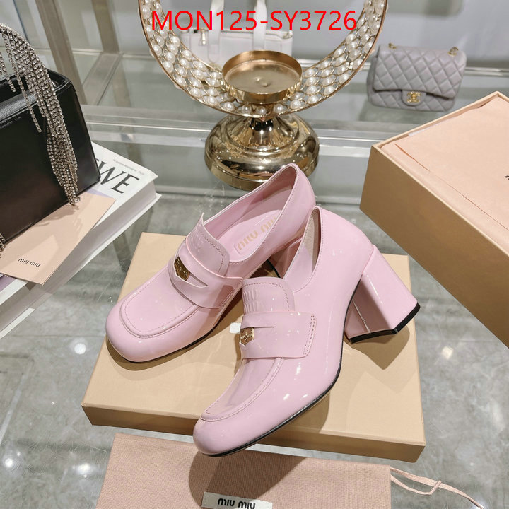 Women Shoes-Miu Miu high ID: SY3726 $: 125USD