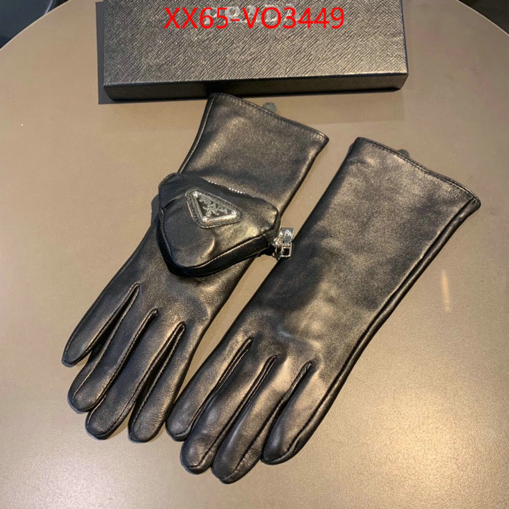 Gloves-Prada best quality designer ID: VO3449 $: 65USD