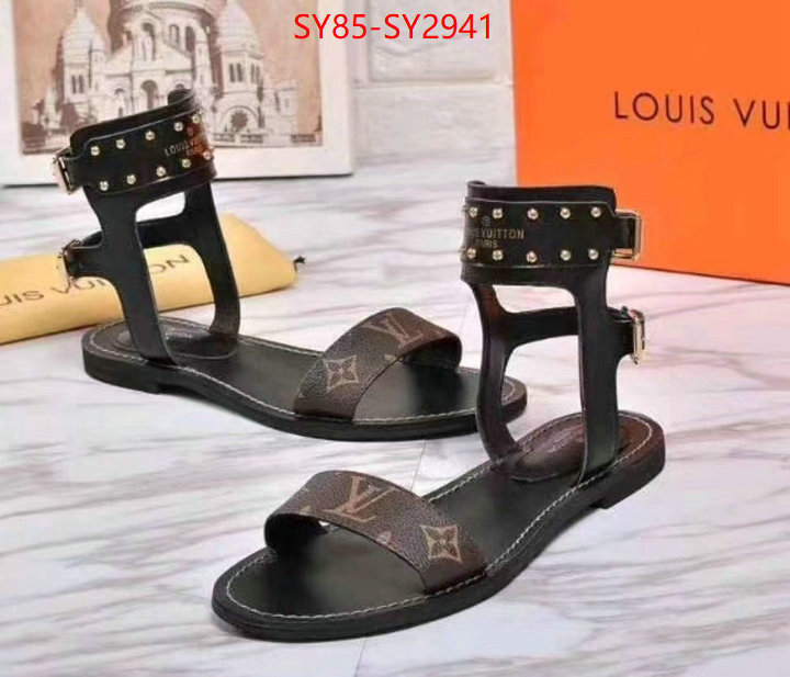 Women Shoes-LV how to find replica shop ID: SY2941 $: 85USD