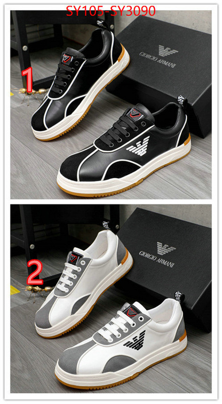 Men shoes-Armani best replica ID: SY3090 $: 105USD
