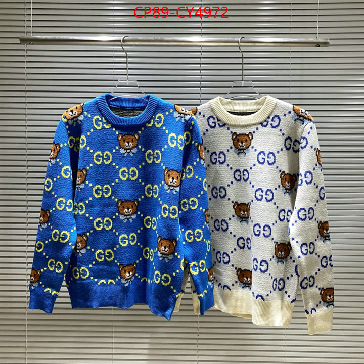 Clothing-Gucci buy cheap ID: CY4972 $: 89USD