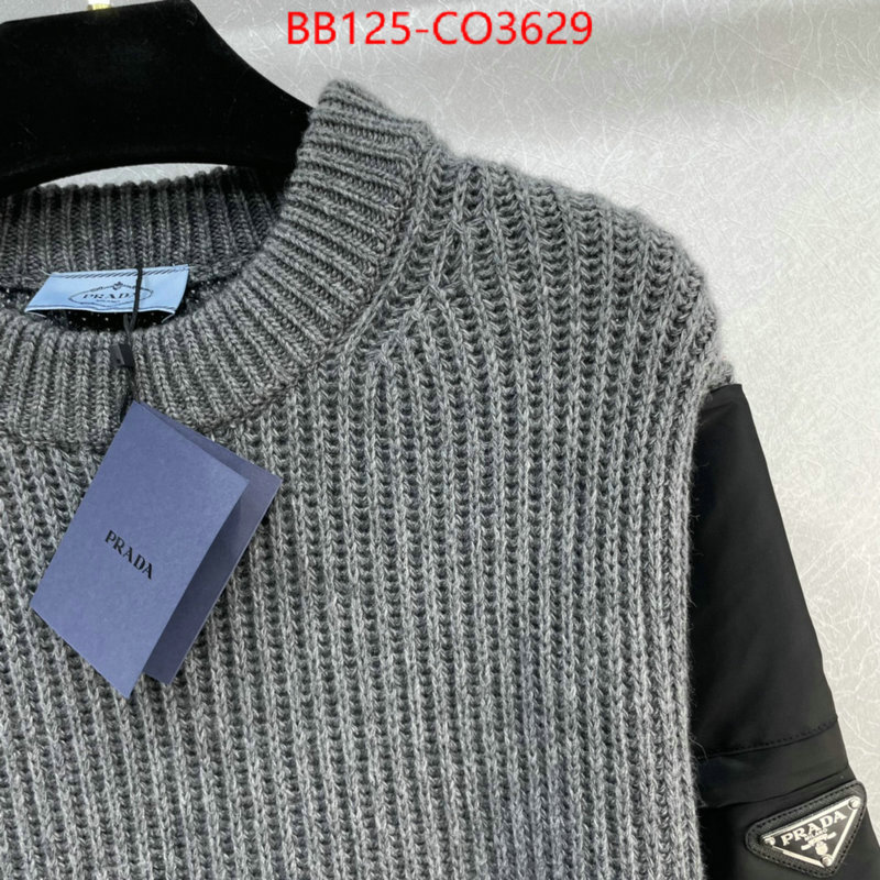 Clothing-Prada replica us ID: CO3629 $: 125USD