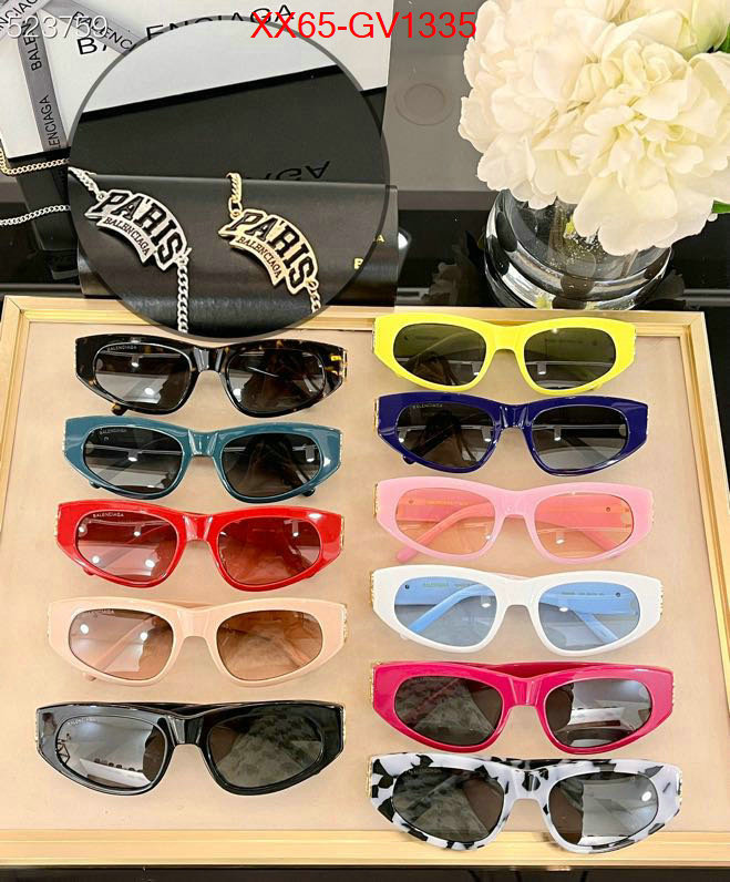 Glasses-Balenciaga designer fake ID: GV1335 $: 65USD