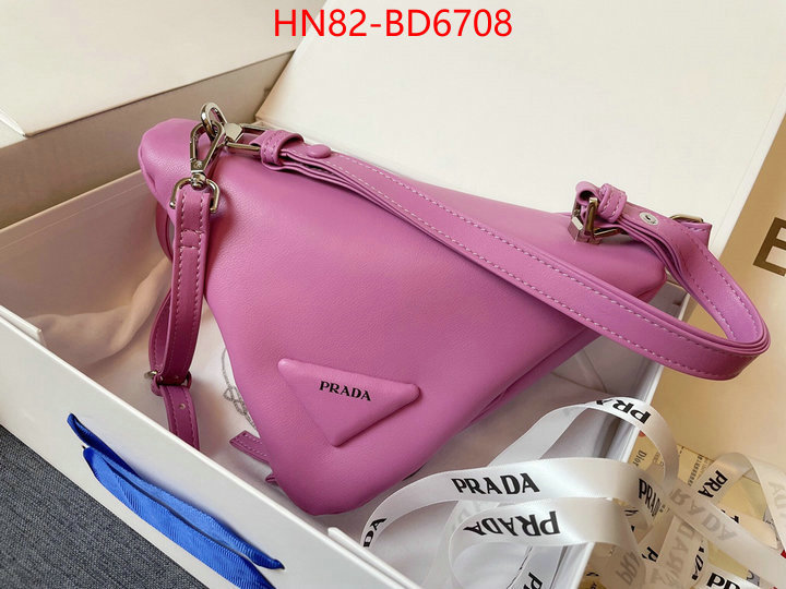 Prada Bags (4A)-Triangle what is a counter quality ID: BD6708 $: 82USD