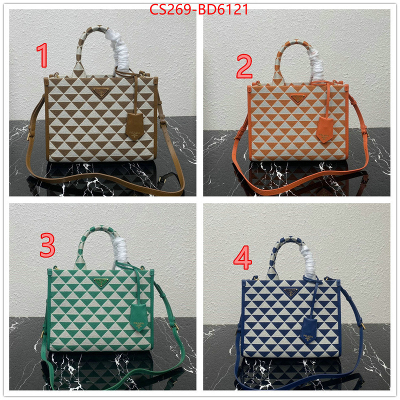 Prada Bags (TOP)-Handbag- what are the best replica ID: BD6121 $: 269USD