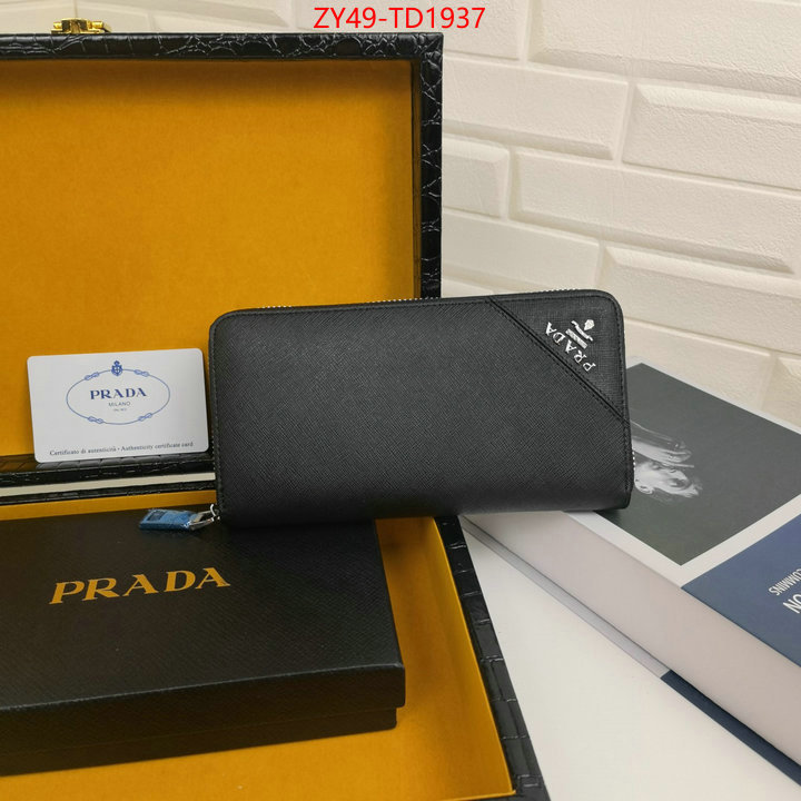 Prada Bags (4A)-Wallet wholesale imitation designer replicas ID: TD1937 $: 49USD