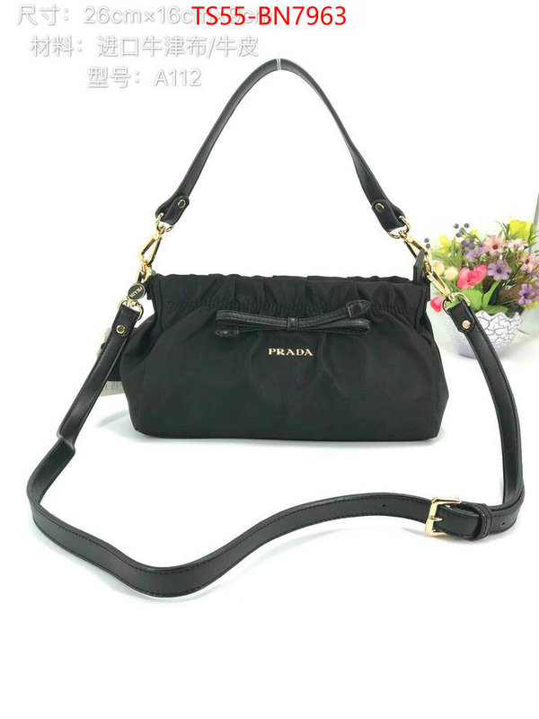 Prada Bags (4A)-Diagonal- how to find designer replica ID: BN7963 $: 55USD